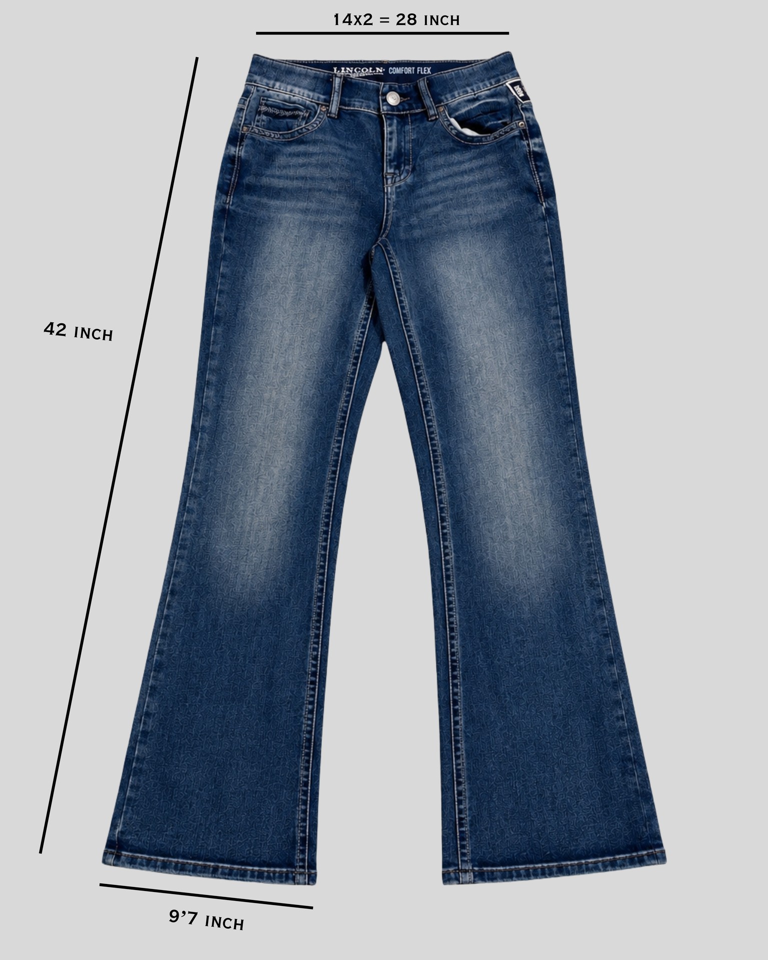 Zevric Dark bootcut denim | ZThrifts