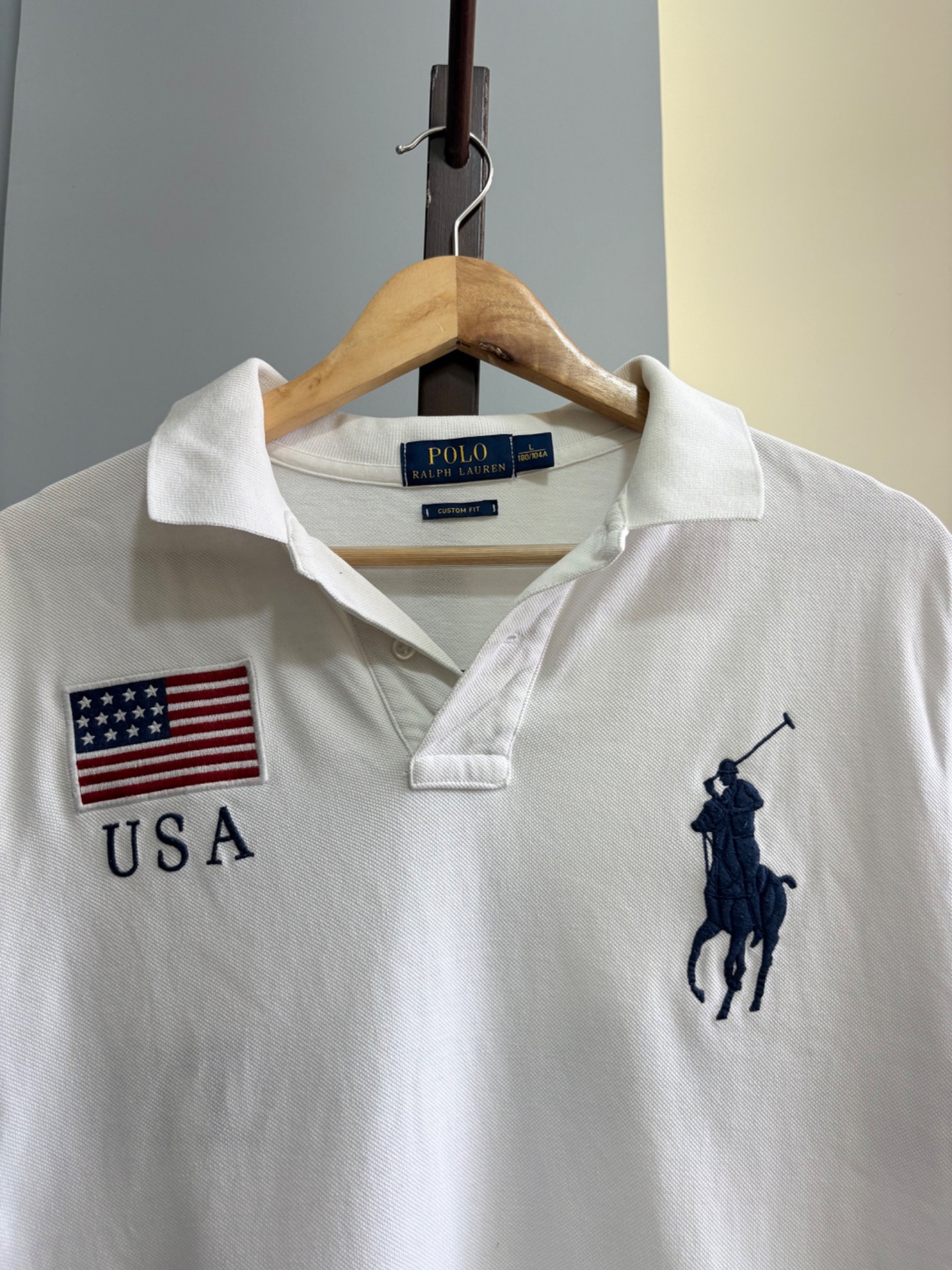 Polo Ralph Lauren Big Pony USA Polo Shirt | ZThrifts