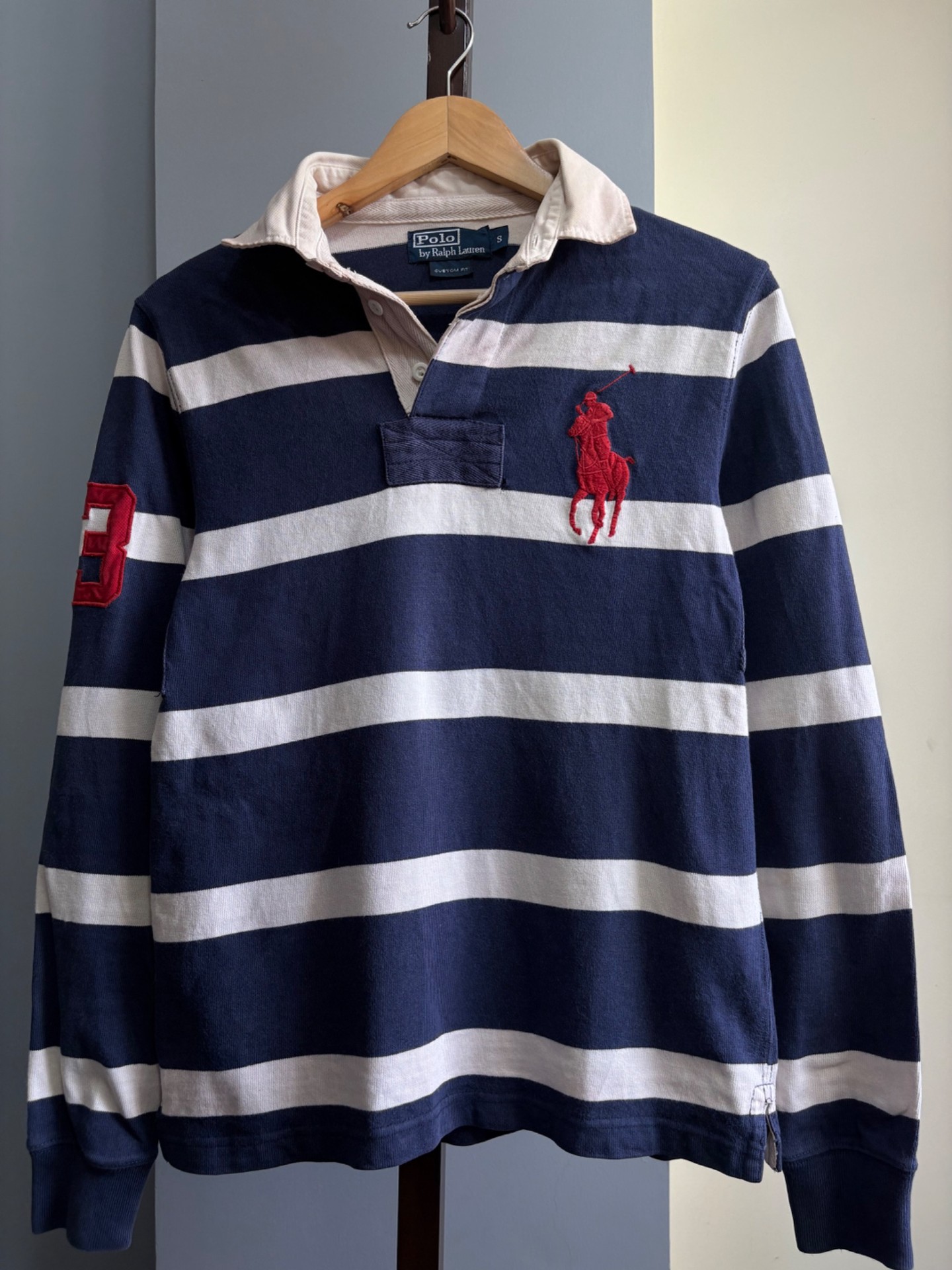 Polo Ralph Lauren Big Pony Striped Rugby | ZThrifts