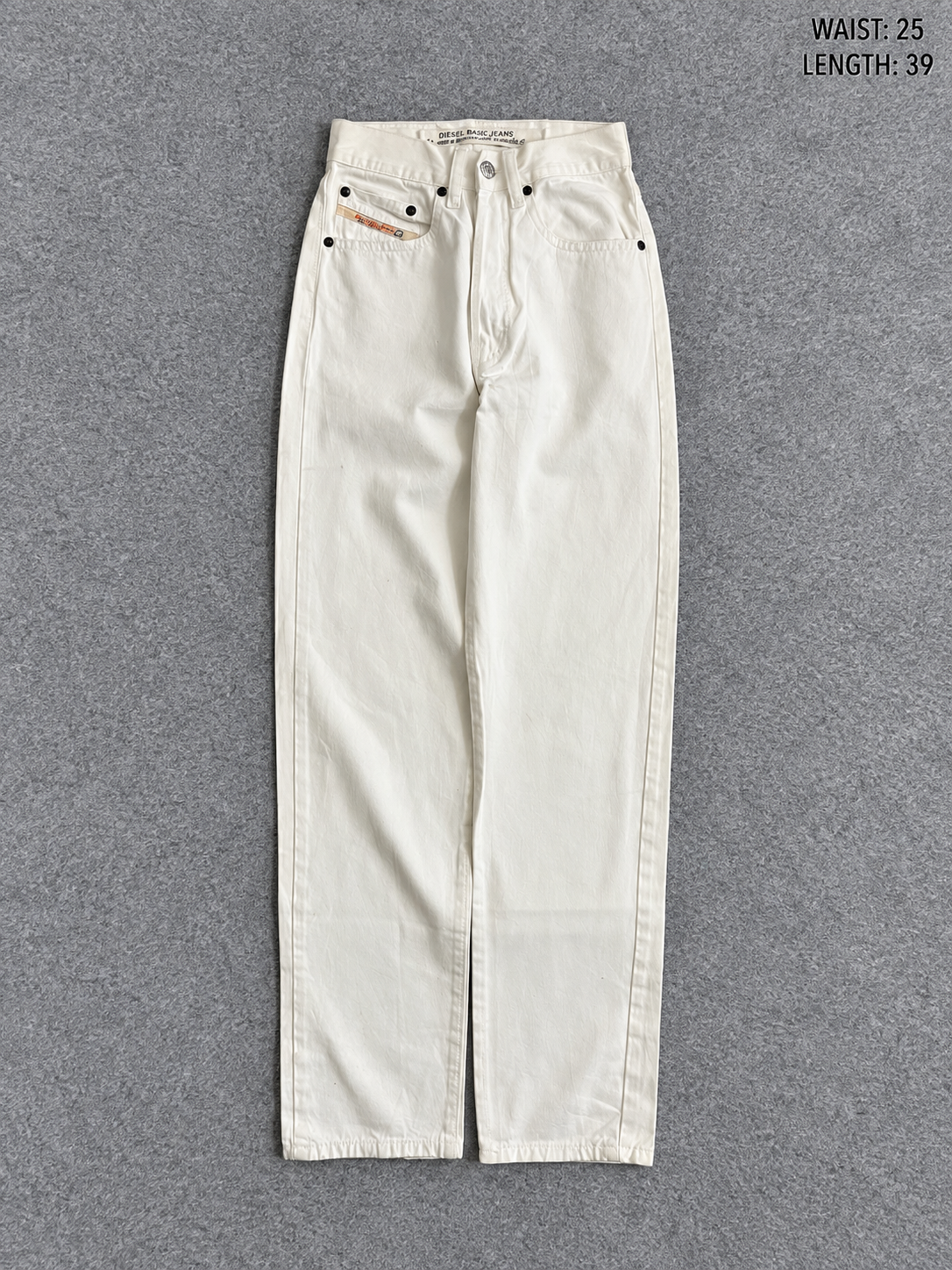 diesel white denim | ZThrifts
