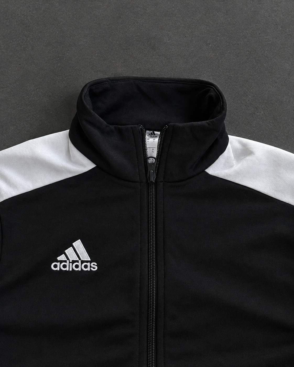 Adidas Black White Track Jacket | ZThrifts